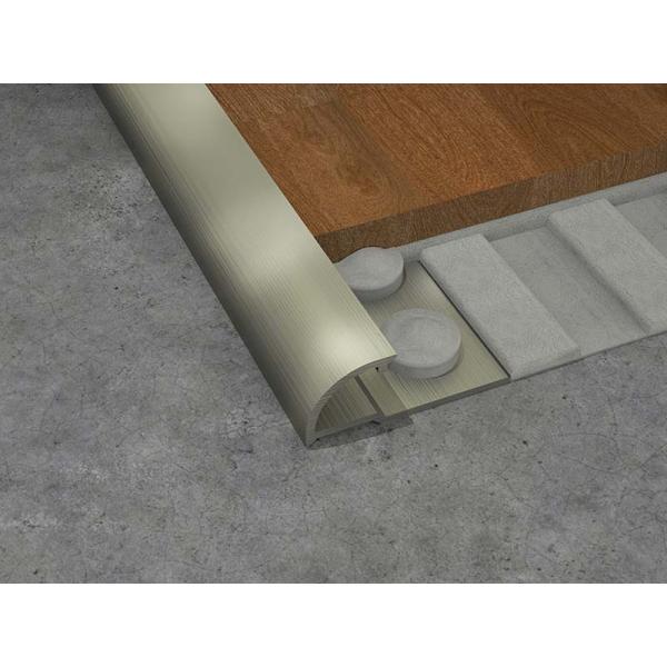 Quarter Round Inside Corner Stainless Steel Tile Trim 1.8m Finishing Strip