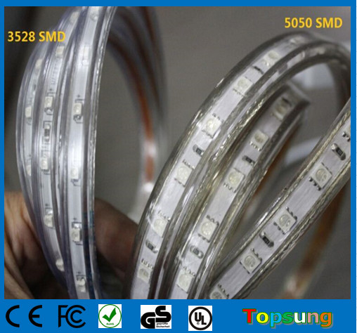 50 метров RGB катушки преследования 120в светодиодной ленты 5050 SMD торговое обеспечение дистрибьютор