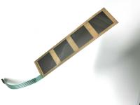 Conectores de comutação de circuito de membrana de PET com impressão de tela de seda
