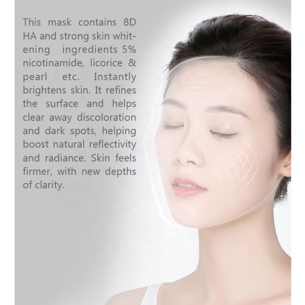 LYZ Skincare Customized Whitening Brightening Anti-Aging Anti-Wrinkle Face Mask Ordinary Niacinamide Serum for Beauty Salon Use