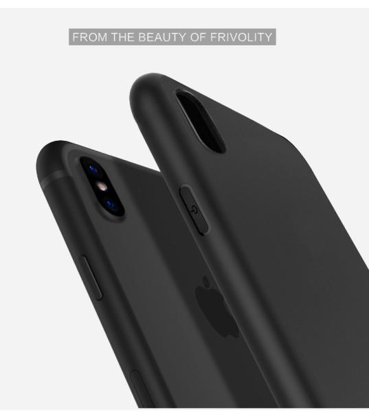 For Apple Iphone X Mobile Phone Colorful Candy Color Soft TPU cell phone Case