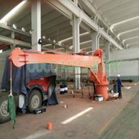 crescimento 3T Marine Jib Crane de 9M Steel Structure Fixed
