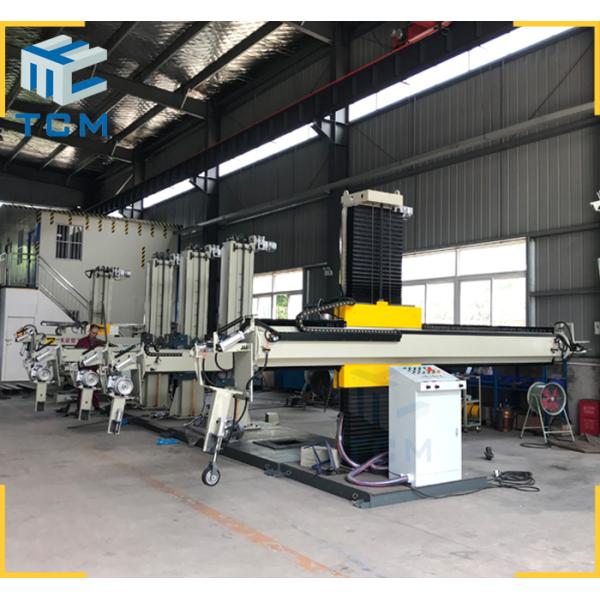 Metal Surface Tank Cover Polishing Machine CE Surface Grinding 3.5M