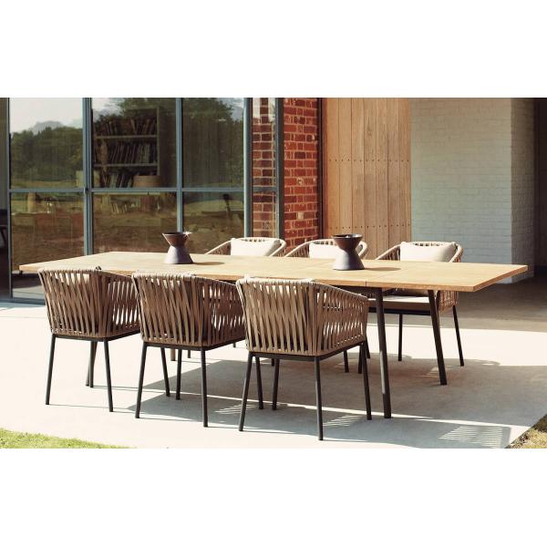 Comfortable High End Hotel Dining Chairs European Design Style with Modern Rattan
