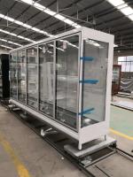 Refrigerador fronteado comercial de Multideck com anti névoa das portas