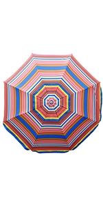 Portable Beach Umbrella With Sand Anchor, Tilt Pole, Carry Bag, Air Vent, Heavy Duty Wind Portable