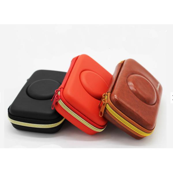 Portable 1800D Polyester EVA Protective Case Zipper Black Bag