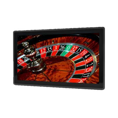 L'affichage de casino de large écran a projeté le moniteur capacitif d'affichage à cristaux liquides de soutien HDMI de contact 18,5 pouces