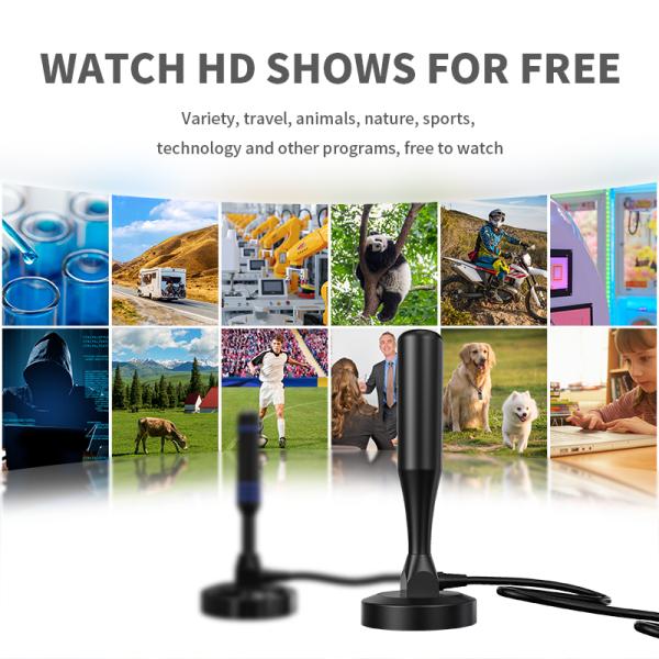 75 Ом длинной дальности Smart HDTV Digital Outdoor Magic Stick TV Антенна для цифрового ТВ в помещении