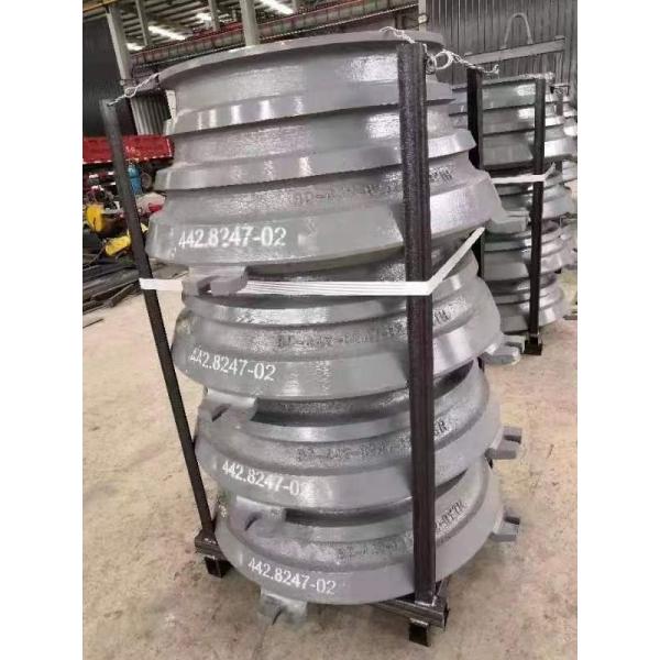 High Manganese Steel Parts Drawings for CS420 Cone Crusher Concave Mantle Bowl Liner