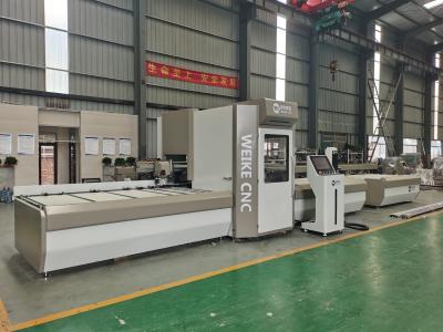 Grande centro de alumínio do corte do Pvc do CNC para o ângulo de corte 45 e 90 com carregamento e descarregamento automáticos