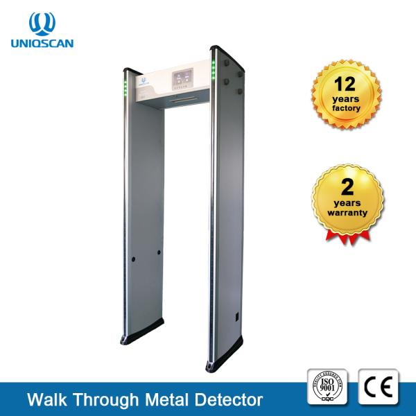 Security Checking Walk Through Safety Gate Full Body Scanner Archway With LCD Indicator