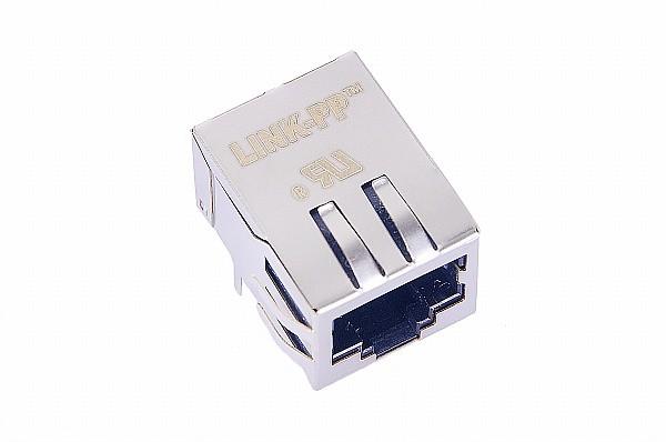 Catalogue abaixo de RJ45 magnético Jack 1X1 para o Ethernet com 10/100/1000BaseT 0813-1X1T-29-F