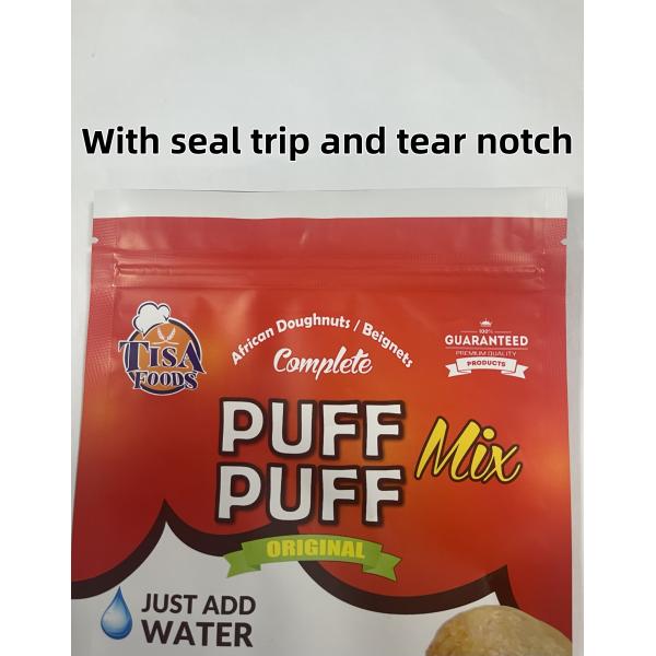 Bolsa de embalaje para snacks con diseño personalizado laminado de alta calidad al por mayor.