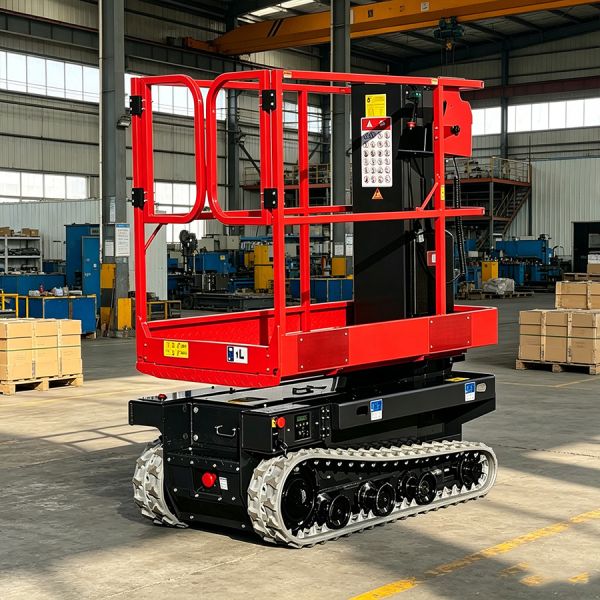 Premium Tracked Rough Terrain Scissors Lift Platform Aerial Order Picker Stock Selector 7m