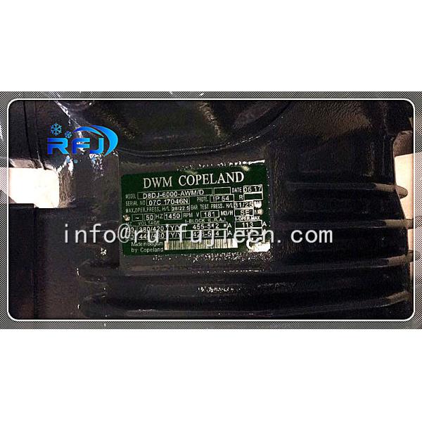 R22 Copeland Compressor D8sj-6000 Refrigeration Compressor Suppliers
