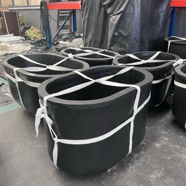 50kg Medium Capacity Copper Melting Induction Crucible for Small Foundry Workshop