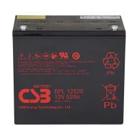 Batterie CSB GPL12520 12V 52Ah Batterie plomb-acide scellée Longue durée de vie Batterie rechargeable pour les UPS