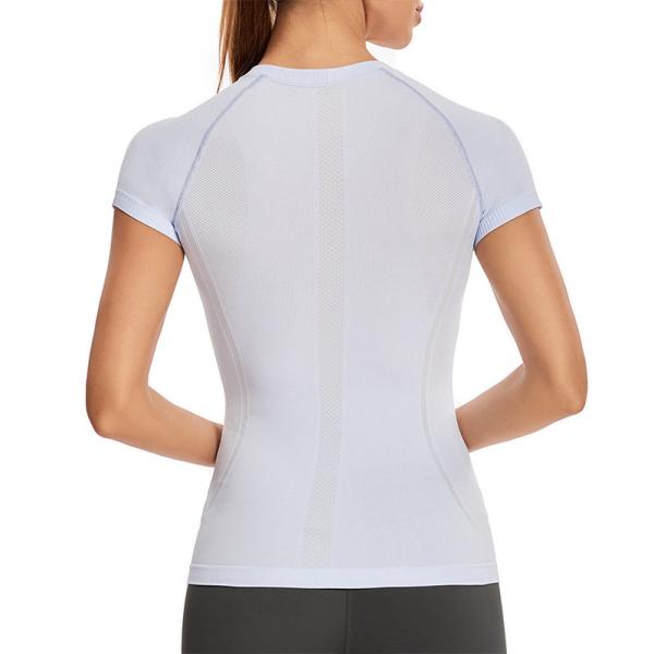Lulu Seamless Yoga Slim Fit Short Sleeve Breathable T Shirt Women Gym Fitness Top