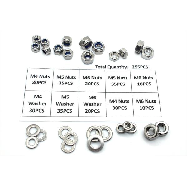 Se trata de un material de acero inoxidable hexadecimal de nylon de bloqueo de nuez de latón M3 M4 M5 M6 M8 M10 DIN982 DIN985