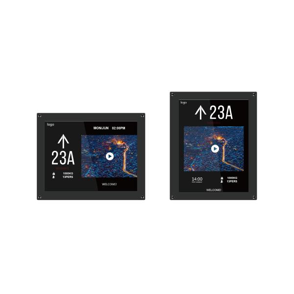 Объявление голоса поддержки дисплея лифта ПОЛИСМЕНА ДК24В ЛКД для полицейского подъема