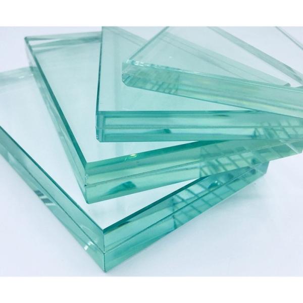 Customized Request 6.3mm 8.3mm 10.3mm Clear Laminated Glass Flat Polished Edge Work