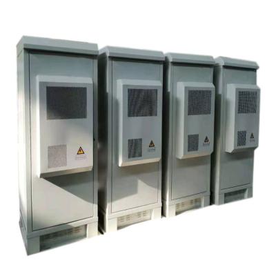 armário exterior da telecomunicação de 2.1m com sistema da fonte de alimentação 800W