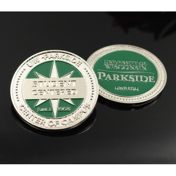 Custom metal game coin double-side stoving varnish electroplating props game coin lucky coin