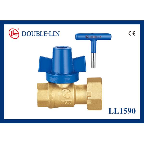 ロックできる ハンドルの真鍮の球弁が付いている女性/女性の回転のナット