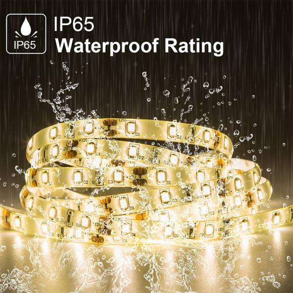 5V 8mm 320leds 4000K 1cm um corte IP65 impermeável Electroplate flexível COB Led Strip Light