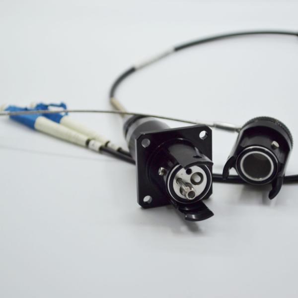 2pin  network outdoor plug aviation connector military optical fiber