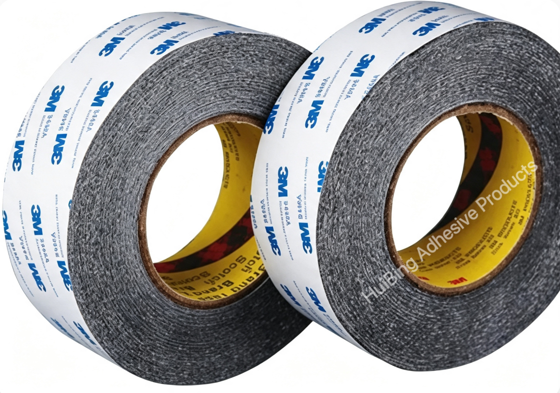 0.15mm Thickness Black High Adhesion Acrylic Adhesive Insulation Strip 3M 9448AB Double Coated Tissue Tape