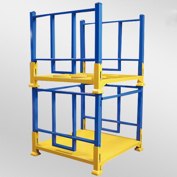 Складной стальной штабелировать кладет Stackable шкафы на полку 1000kgs/level хранения