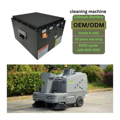 24V 35V Ride On Sweeper Battery 100AH 200AH Custom Li Ion Battery Pack