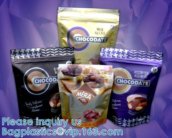 Stand Up Pouch Bags, Zipper pouch, Slider pouch, Metallic pouch, Herbal tea pouch, Soup pouch, Chocolate pouch