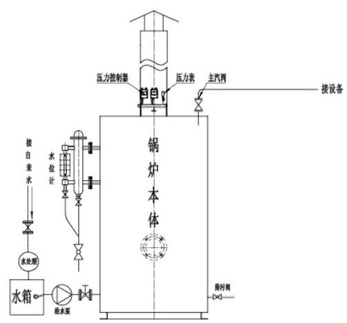 Gerador de vapor de gás combustível vertical LSS
