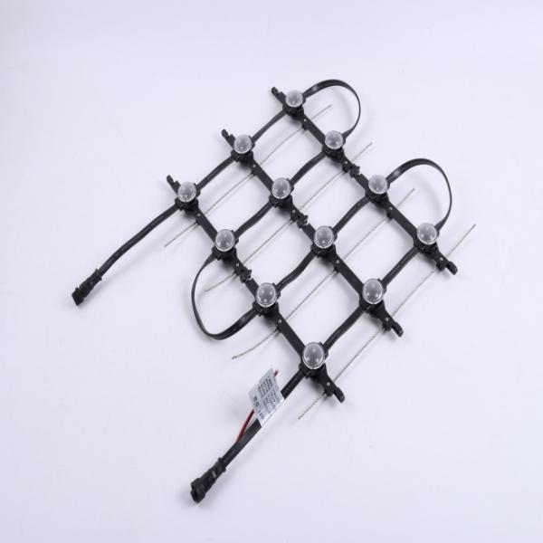 High Quality Flexible Led Pixel Mesh Screen Outdoor Building Media Facade Point Light Led Net Screen Curtain