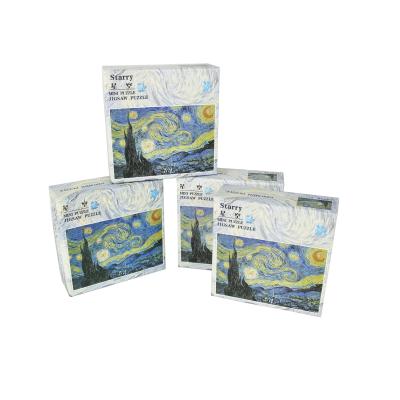 Enigma de serra de vaivém feito sob encomenda por atacado do papel dos desenhos animados da sublimação 1000pcs para adultos das crianças