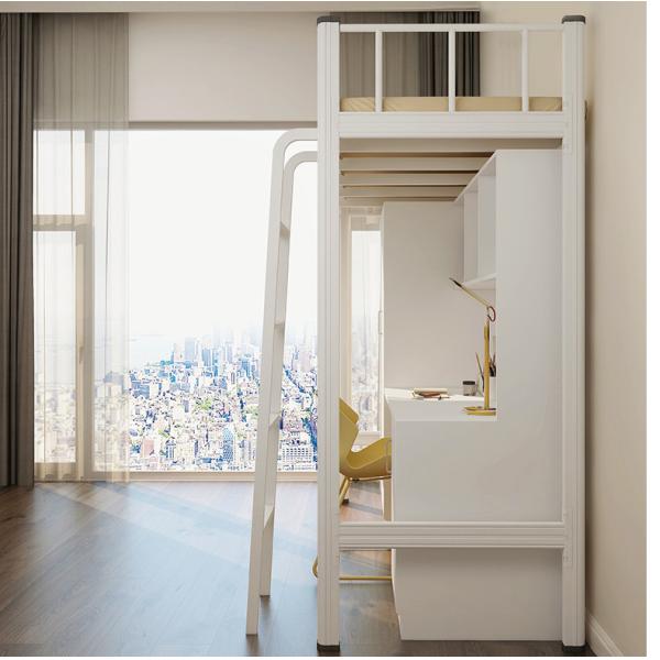 Почтовая упаковка Y современная школа общежитие спальня мебель набор лофт металлический ложек кровать с письменным столом