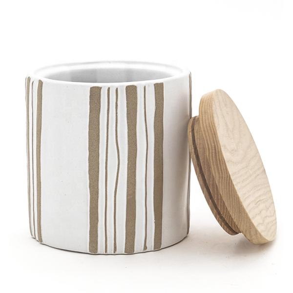 Кухня Керамические банки для кофе, чая, сахара, хранилища для пищи, керамические банки с деревянным покрытием