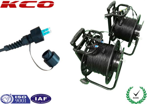 FTTA Duplex Outdoor Fiber Optic Patch Cable Waterproof Sealed Circular