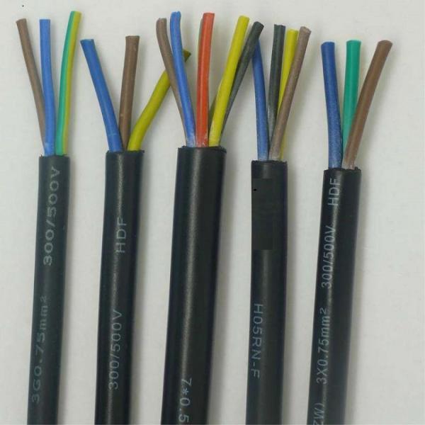 Lightweight Insulated Copper Cable , Oil Resistance Insulated Stranded Copper Wire