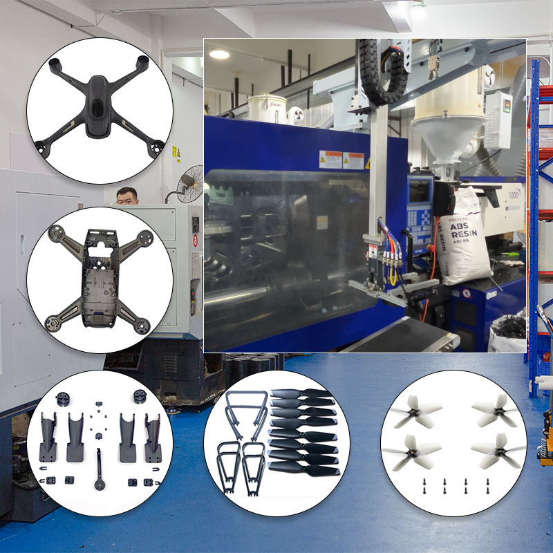 Custom UAV Drone Parts High-Precision Lightweight Plastic Injection Mold & Injection Molding Service