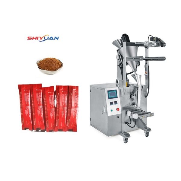 Vertical Coffee Chilli Powder Packaging Machine 2.6KW With PLC Control