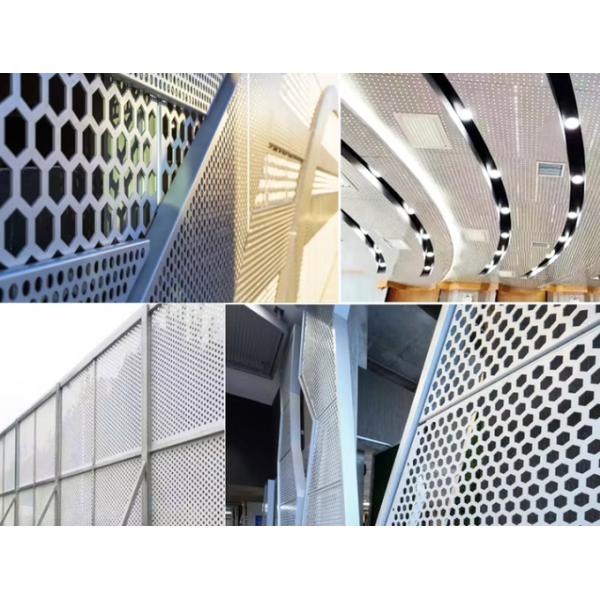 Low Carbon Steel Perforated Wire Mesh For Decoration Construction