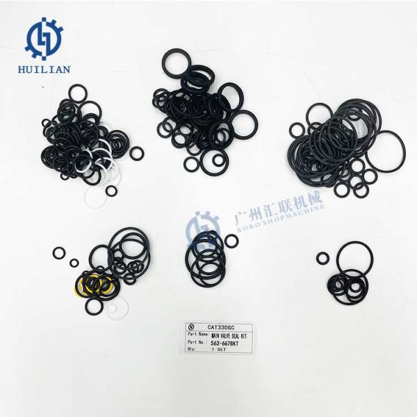 Sello Kit For CATEEEEE330GC de la válvula de control de la tubería del equipo 563-6678KT de Main Control Service del excavador