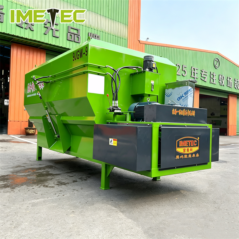 Fixed Type Horizontal TMR Blender Stable Operation Good Mixing Effect For Intensive Sheep And Cattle Farming