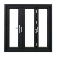 Brèche thermique à double vitrage profilé en aluminium alliage d'aluminium Casement fenêtre style swing