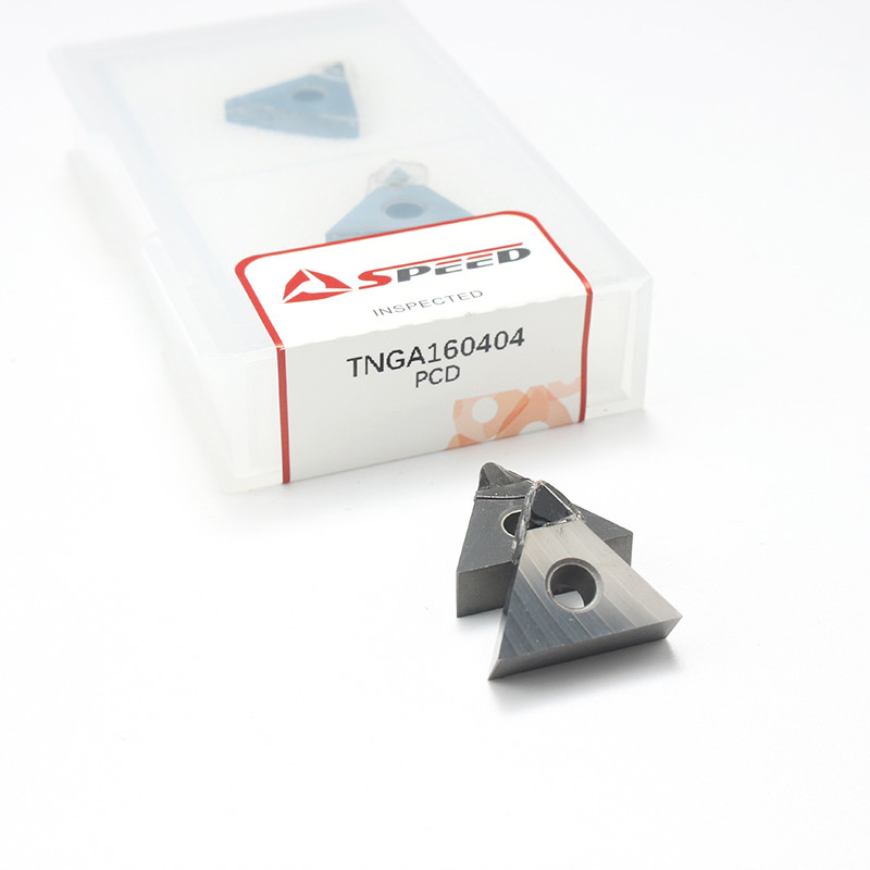 TNGA160404 PCD Al2O3 покрытый PCD CBN Insert для треугольной формы и индивидуальных потребностей