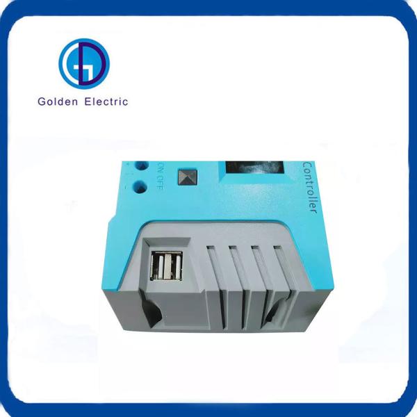 10A 20A 30A 40A 50A 60A Controlador de carga solar 12V 24V 48V Automático com porta USB dupla